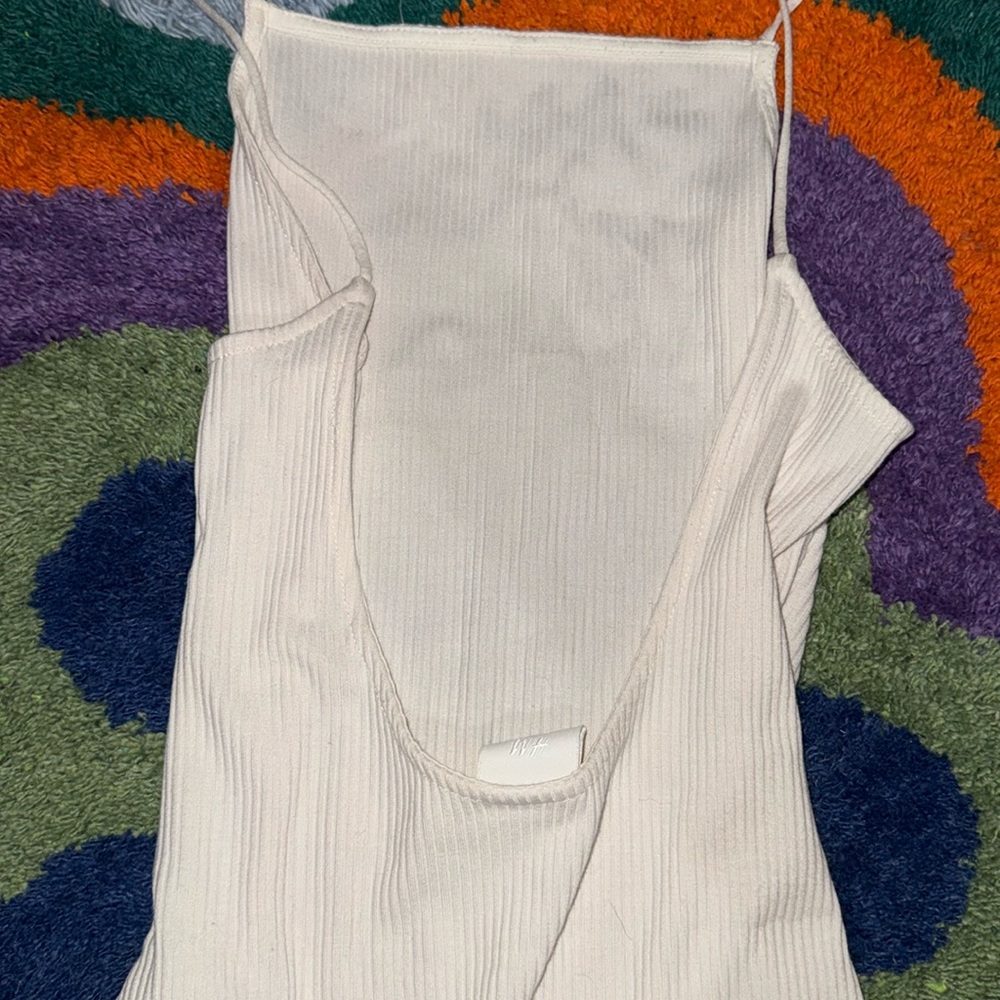 Ribbed backless tank | H & M